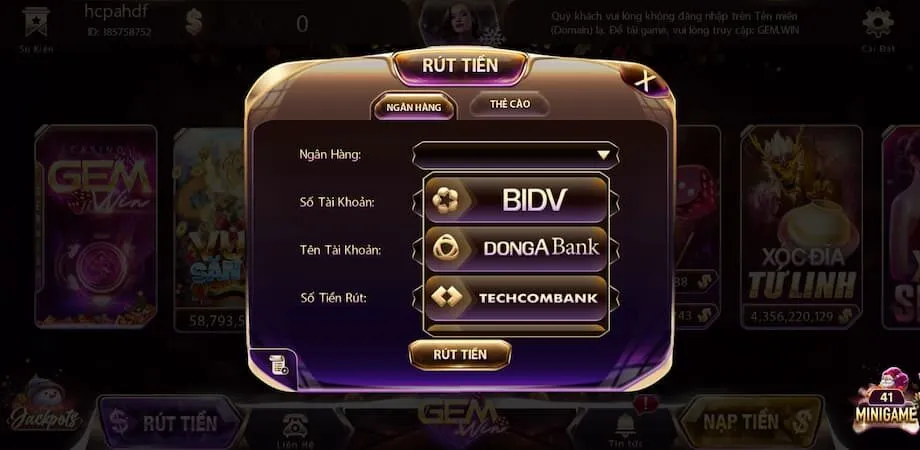 Gemwin 2 Gemwin được mệnh danh là cổng game đổi thưởng uy tín hàng đầu